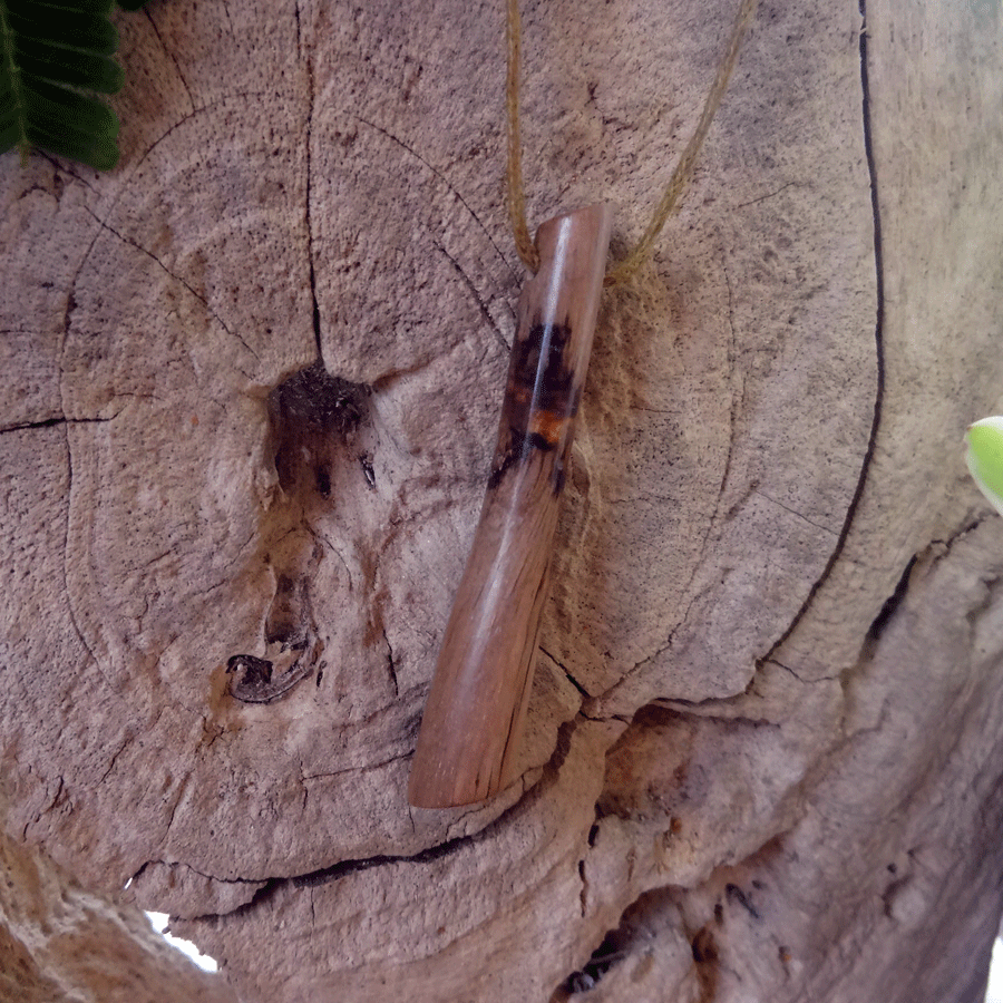 Driftwood with transparent resin