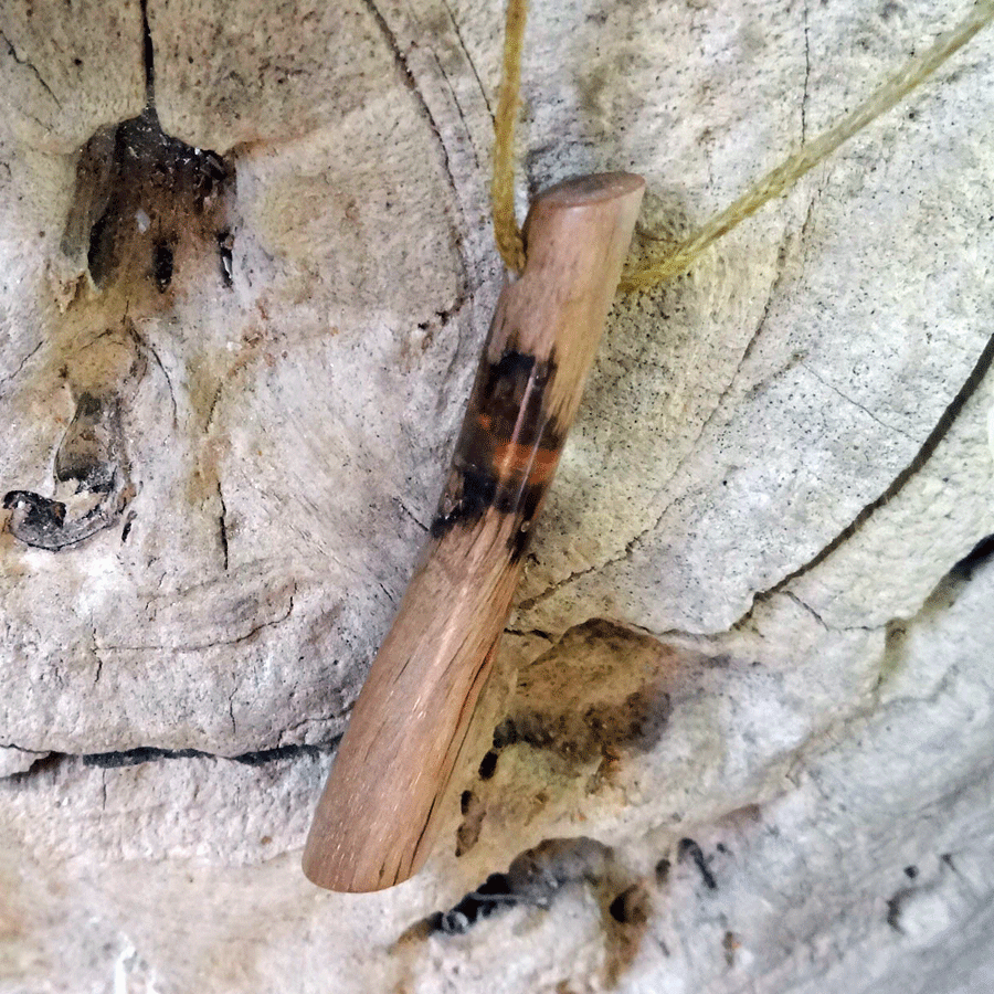 Driftwood with transparent resin