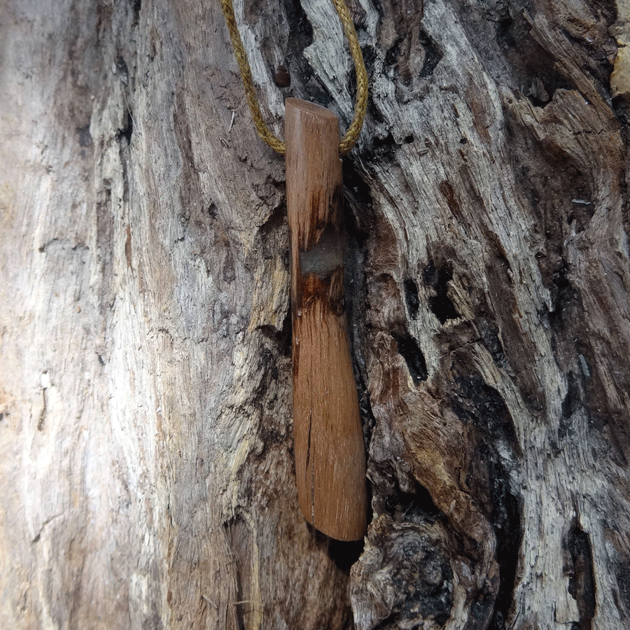 Driftwood with transparent resin