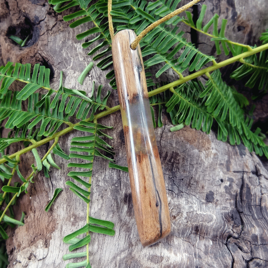 Driftwood with transparent resin