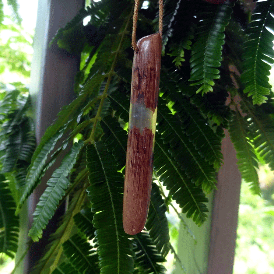 Driftwood with transparent resin